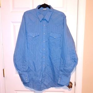 Saddlebrook Westernwear pearl snap vintage shirt XXL